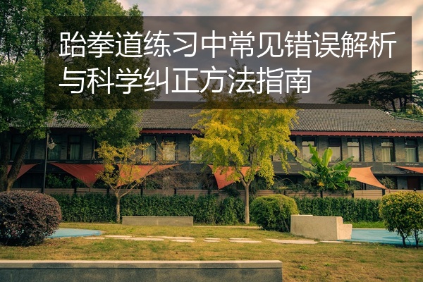 跆拳道练习中常见错误解析与科学纠正方法指南